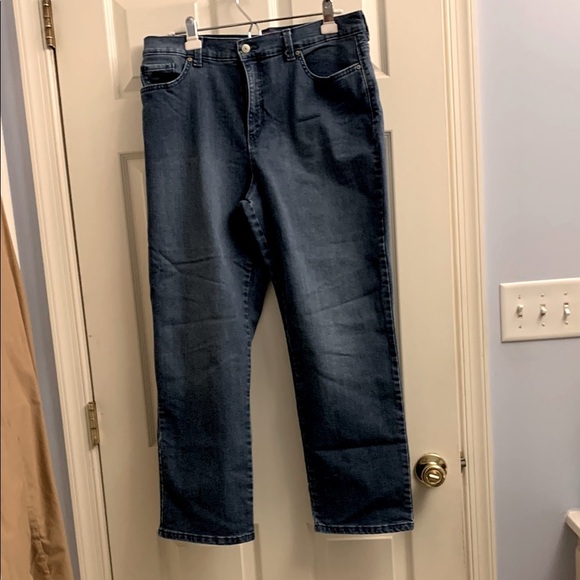 Gloria Vanderbilt Amanda Denim Jeans Size 16 - Picture 1 of 3